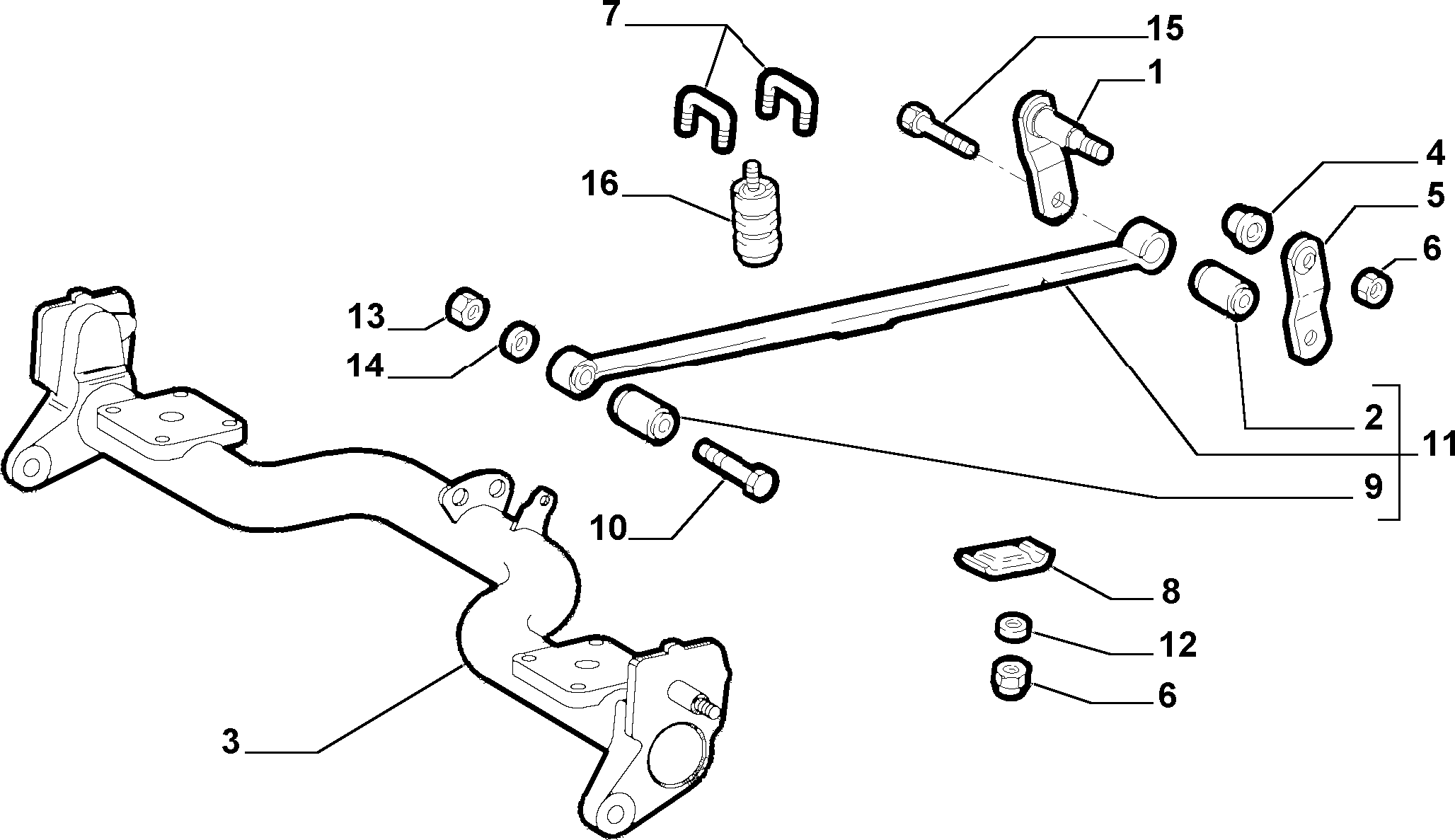 Lancia 46473041 - Vlezajenje, listnata vzmet parts5.com