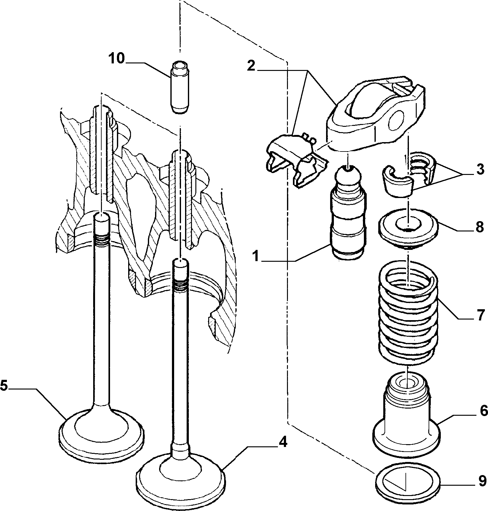 Abarth 9400956489 - Уплотнительное кольцо, стержень клапана parts5.com