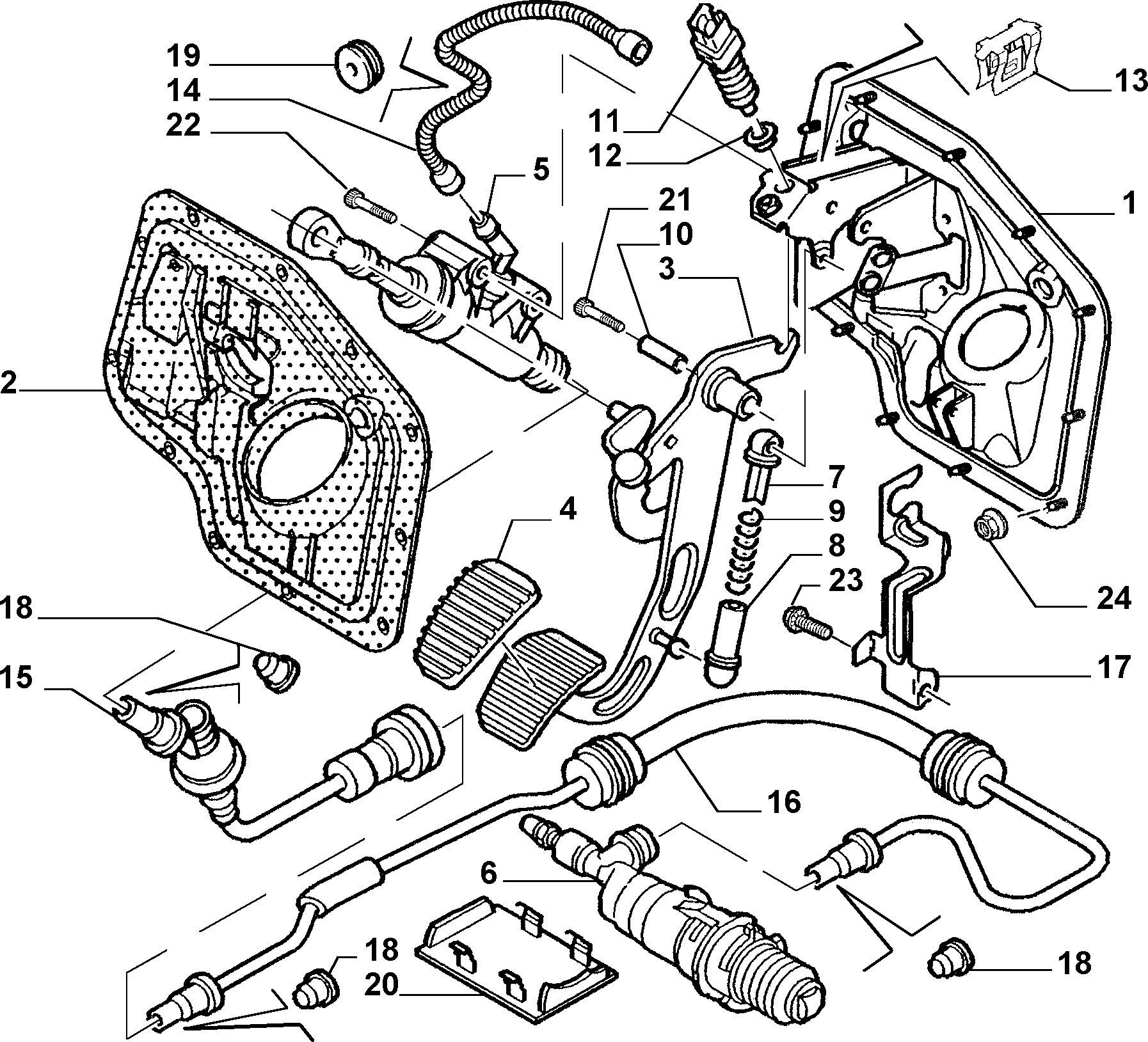 Lancia 1487399080 - Pääsylinteri, kytkin parts5.com