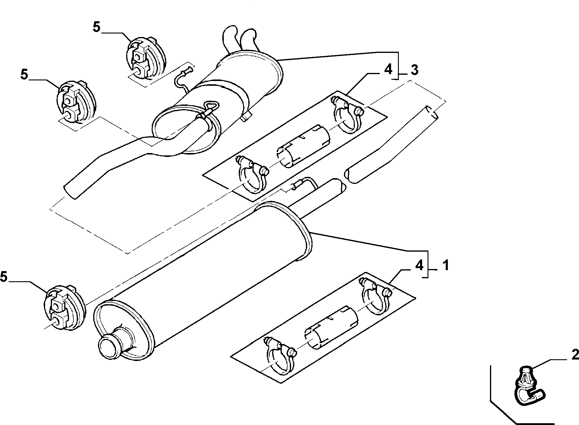 FIAT 9.401.755.699 - Bearing Bush, stabiliser parts5.com