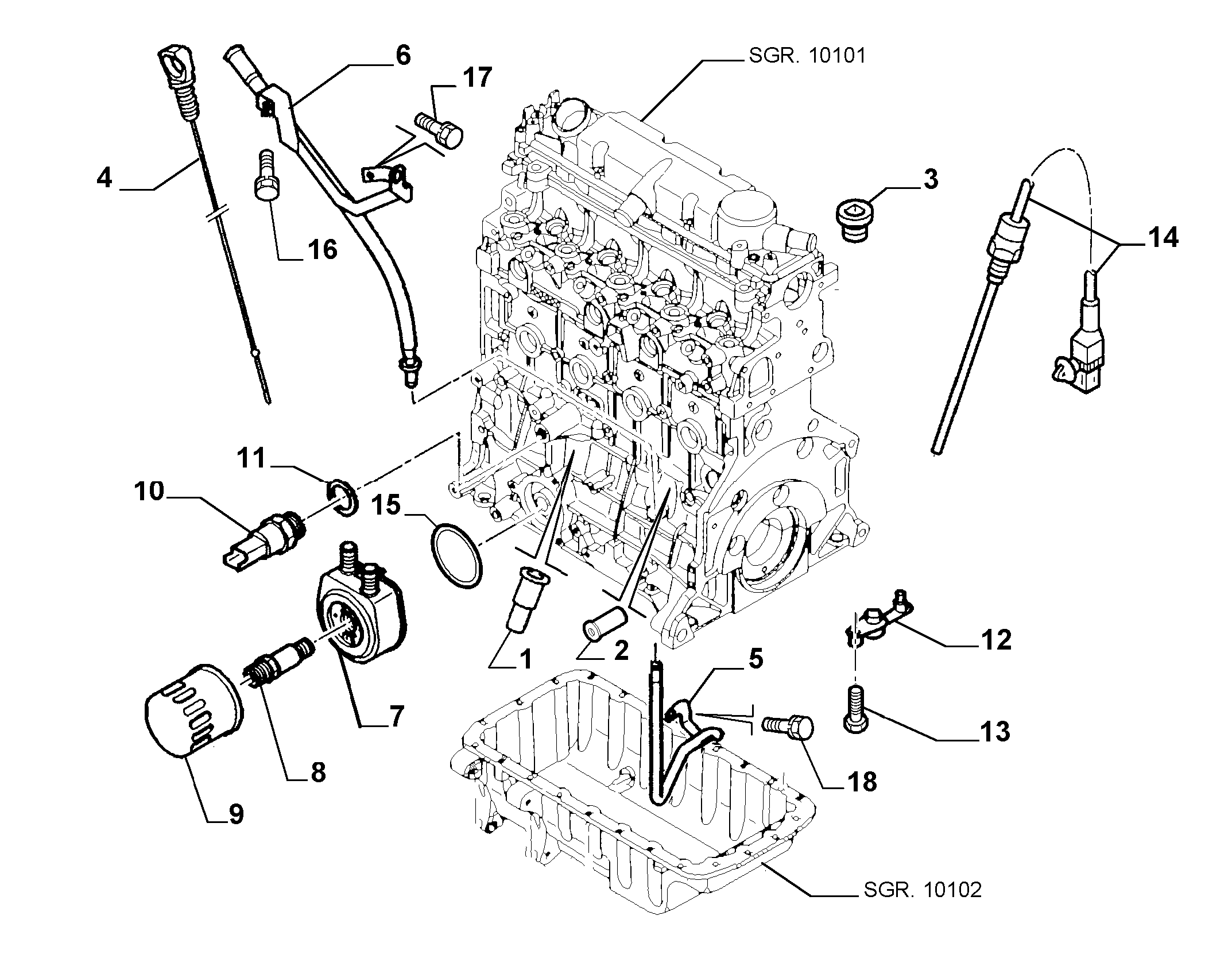 FIAT 71753741 - Filtru ulei parts5.com