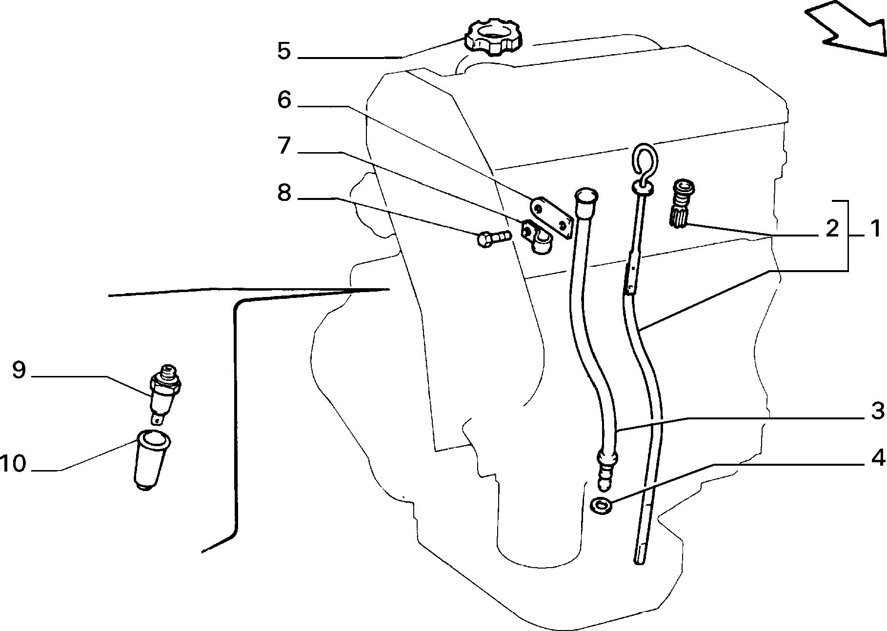 FIAT 4859914 - Sender Unit, oil pressure parts5.com