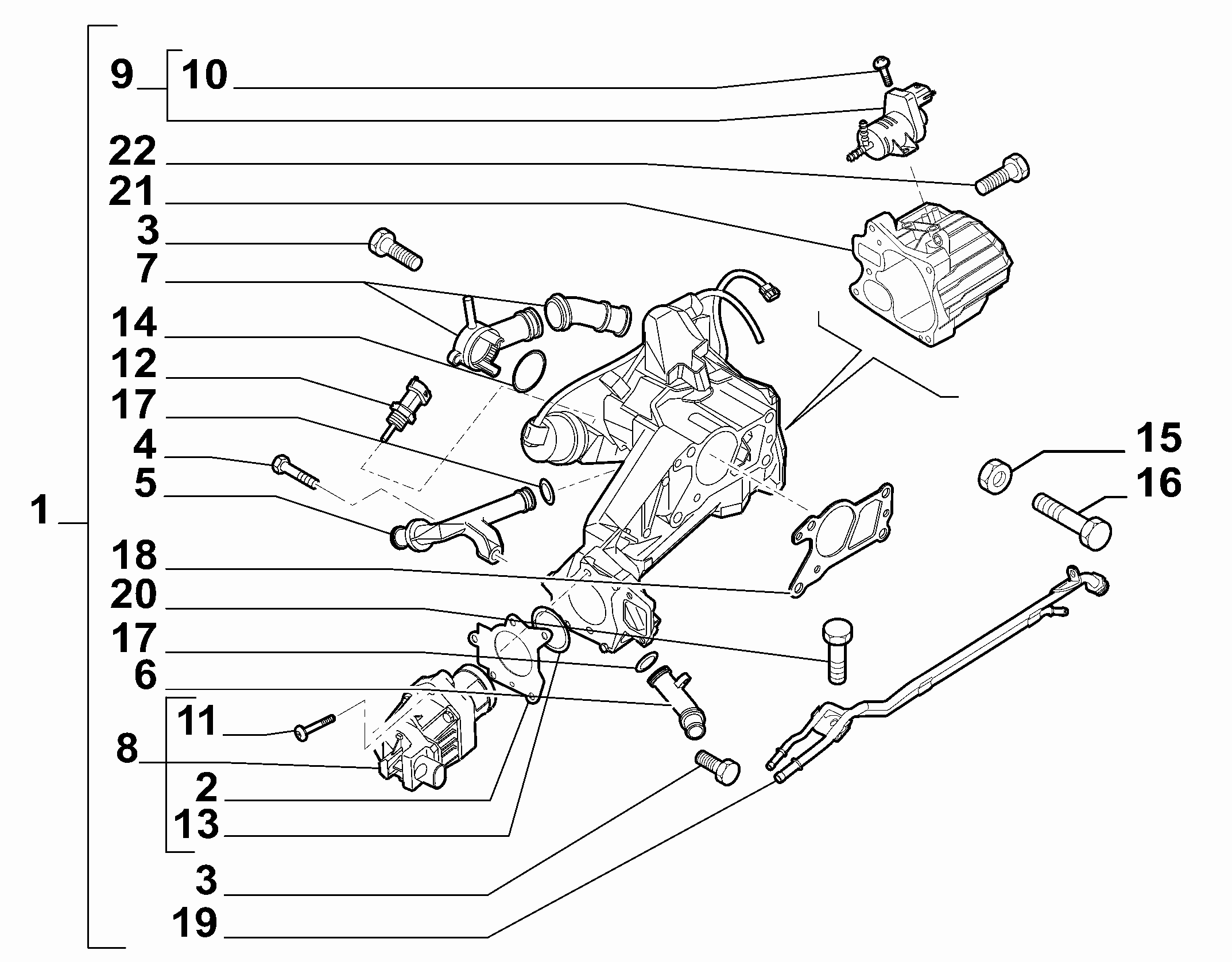 FIAT 71754815 - Ventil za recirkulaciju parts5.com