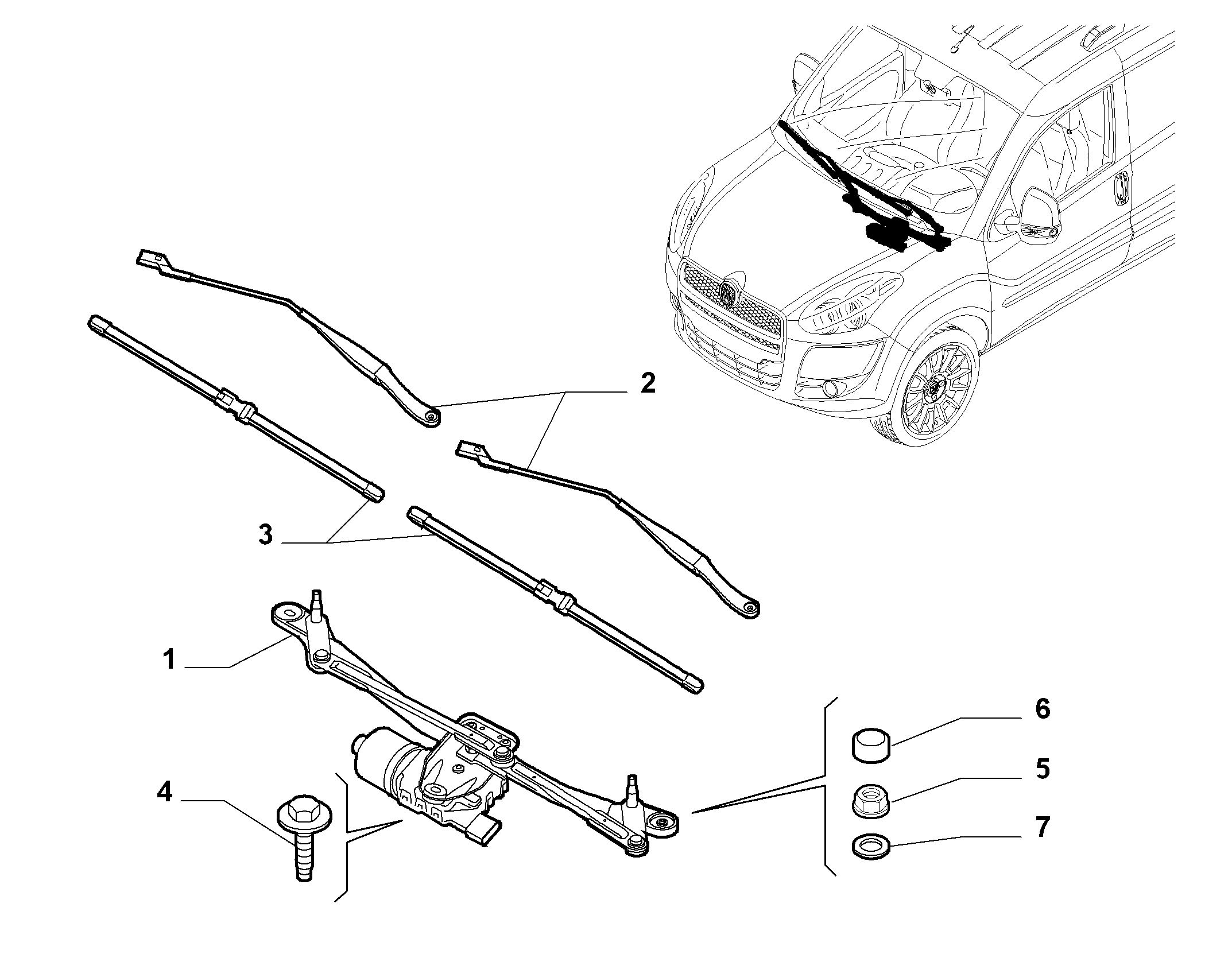 FIAT 51900238 - Limpiaparabrisas parts5.com