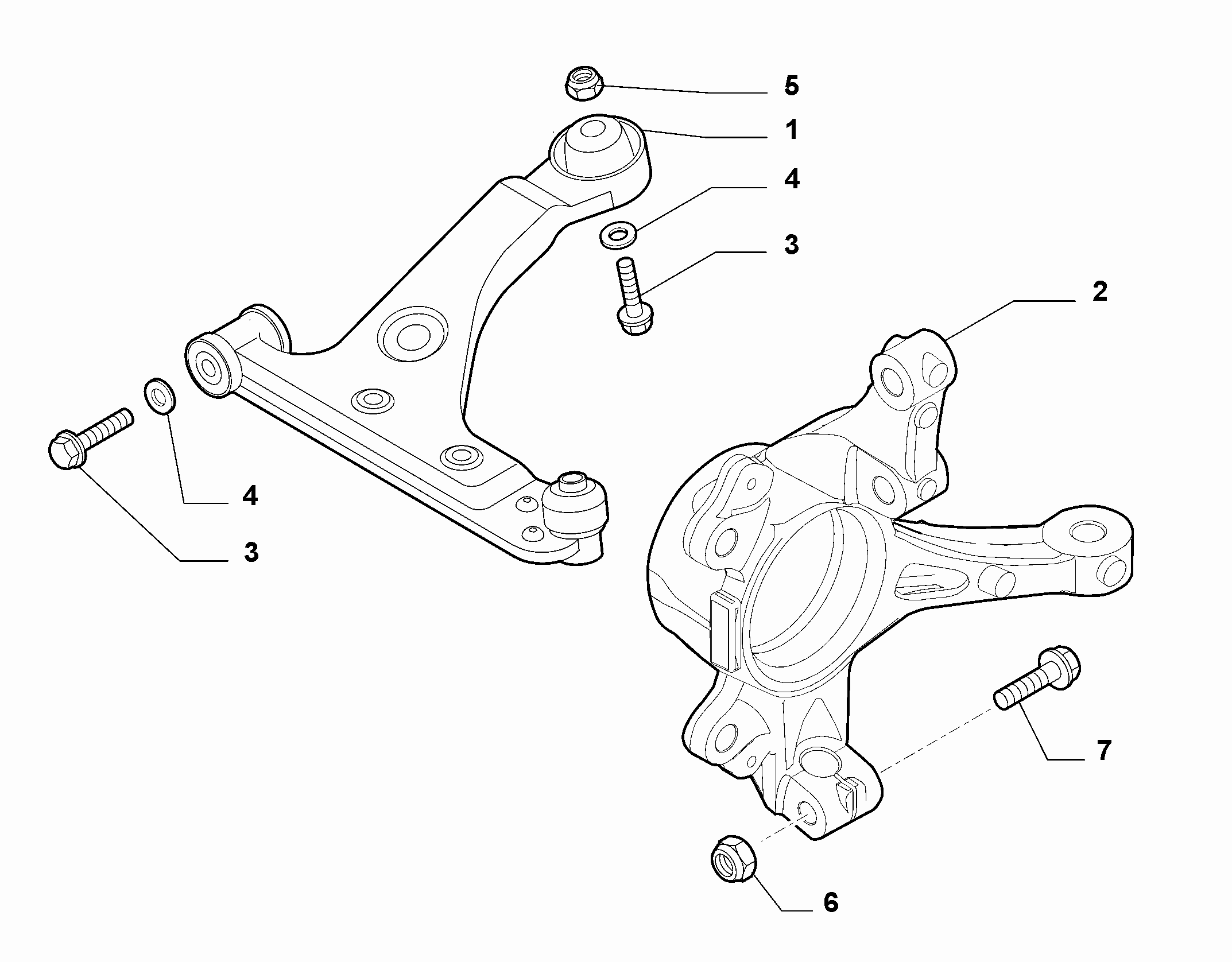 Alfa Romeo 51783056 - Spona, vešanje točkova parts5.com