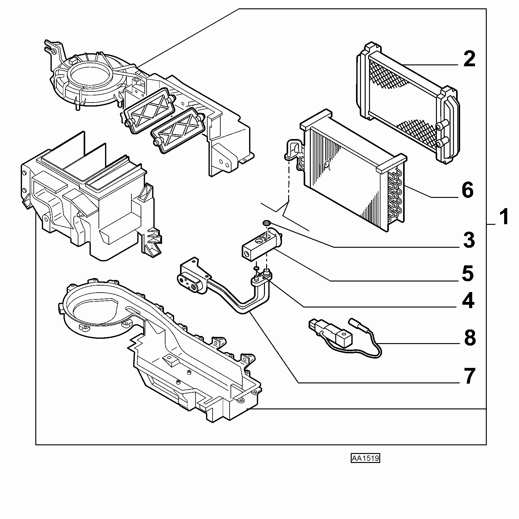 FIAT 46722710 - Toplotni izmenevalnik, ogrevanje notranjega prostora parts5.com