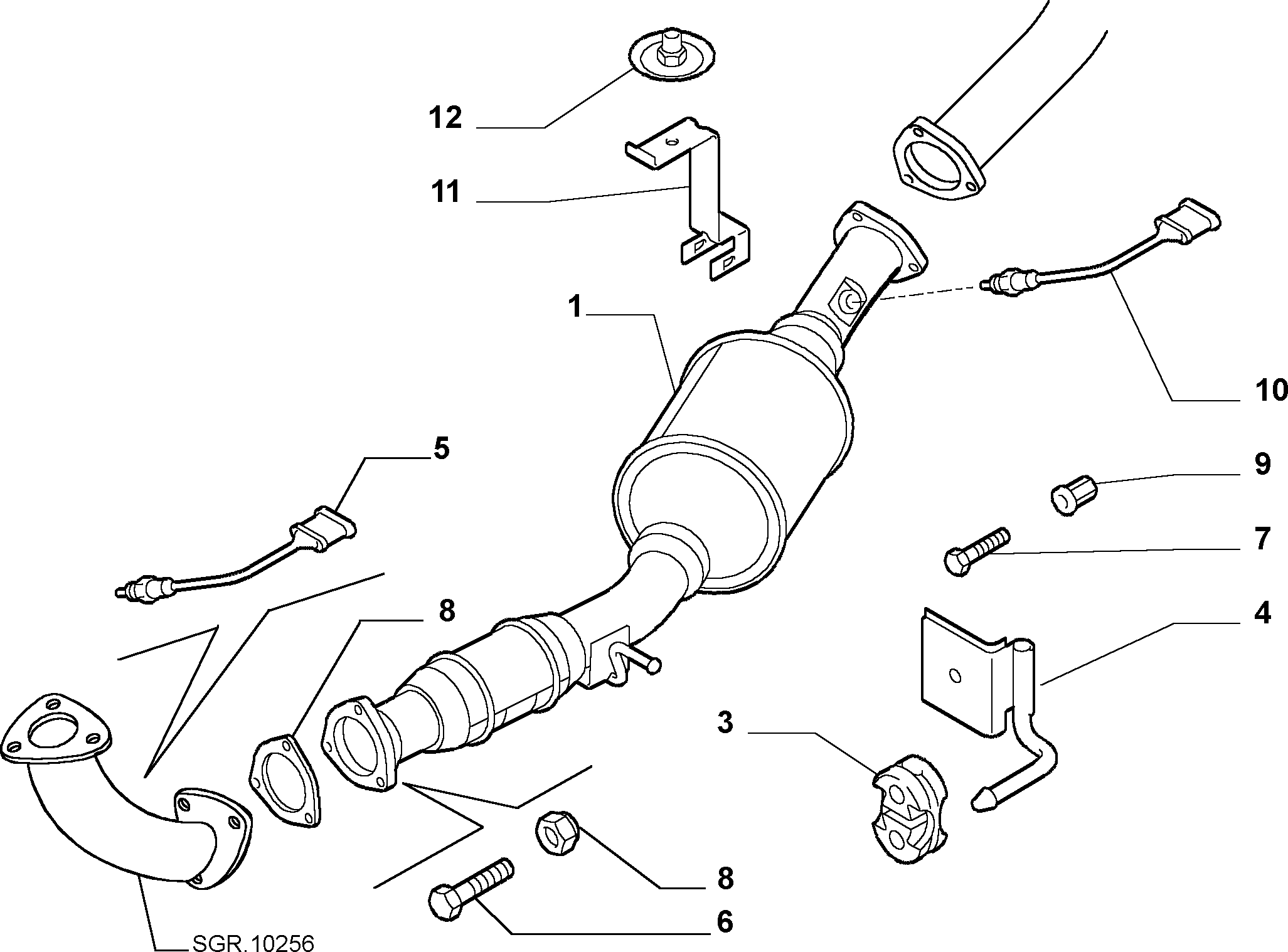 CITROËN/PEUGEOT 9635978580 - Lambda andur parts5.com