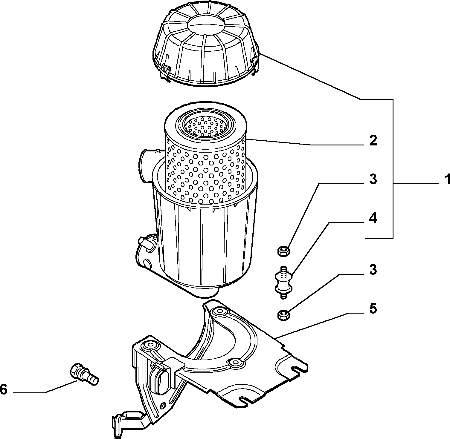 IVECO 1310636080 - Ilmansuodatin parts5.com