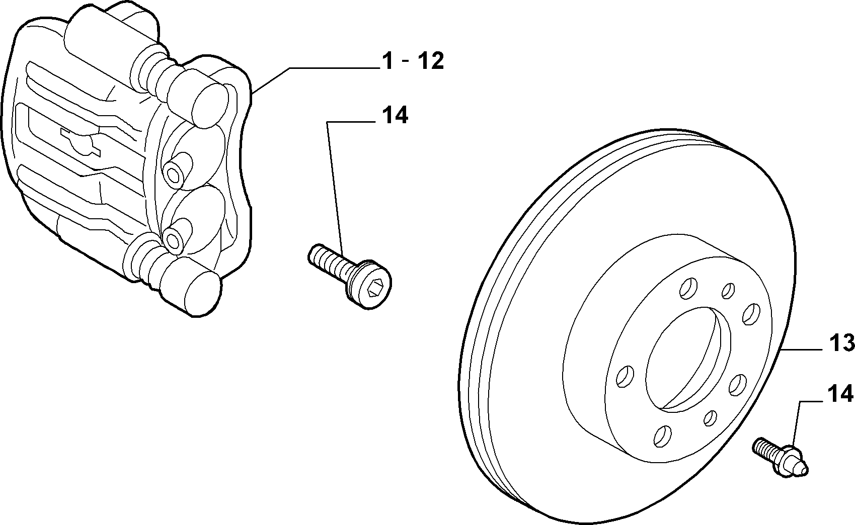 FIAT 735361976 - Féknyereg parts5.com