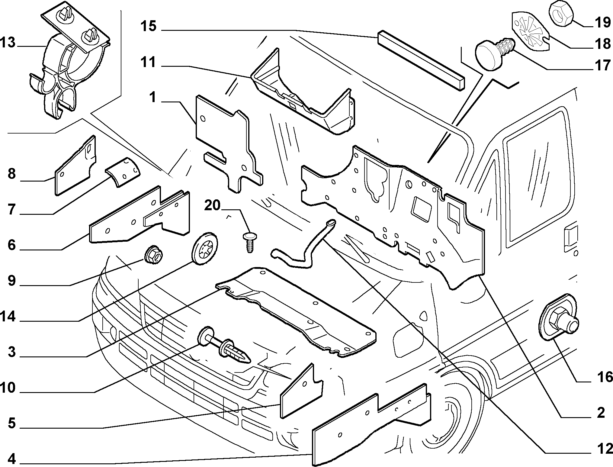 FIAT 130101965 - BUTTON parts5.com