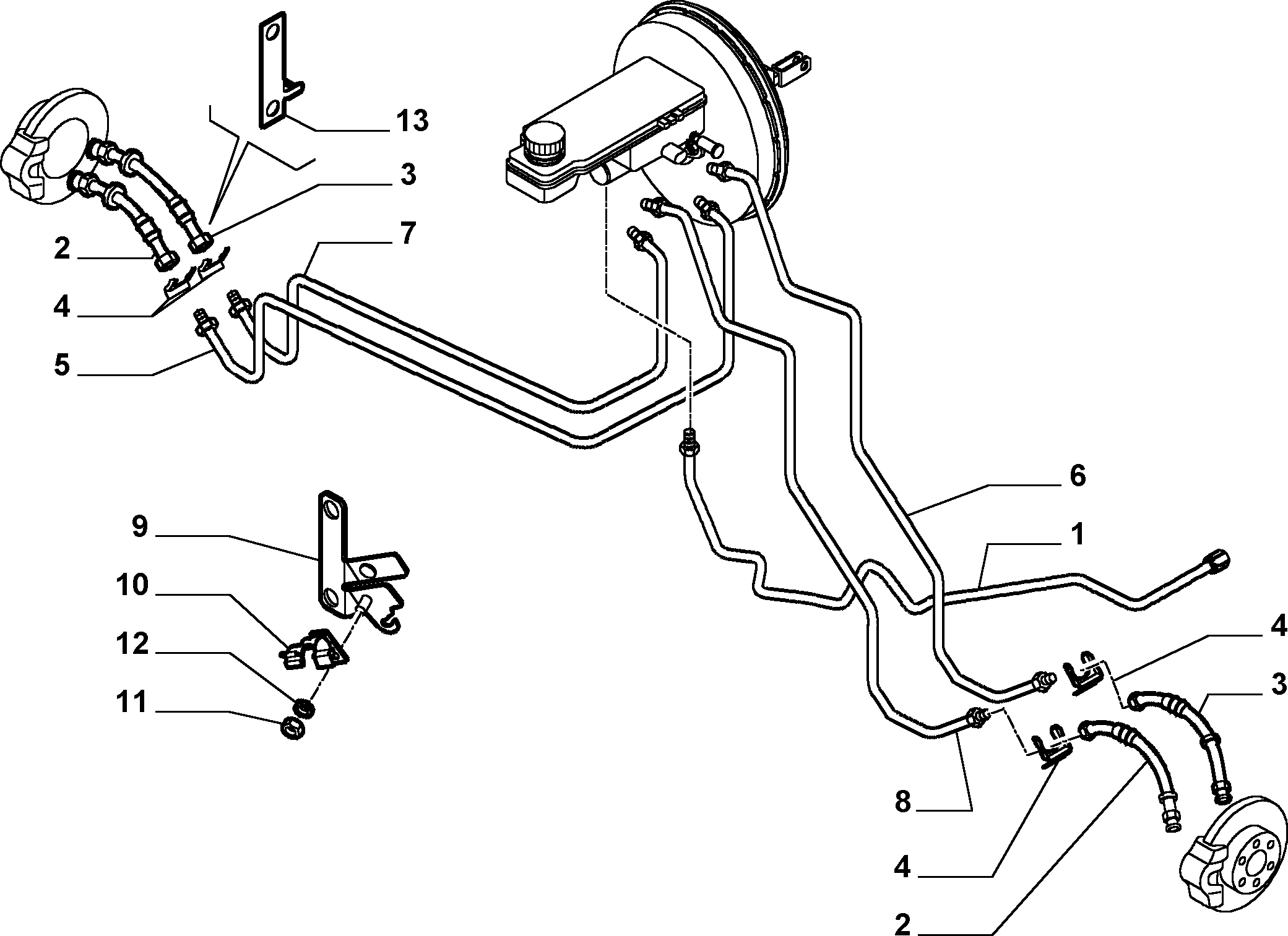 FIAT 51748936 - Fren hortumu parts5.com