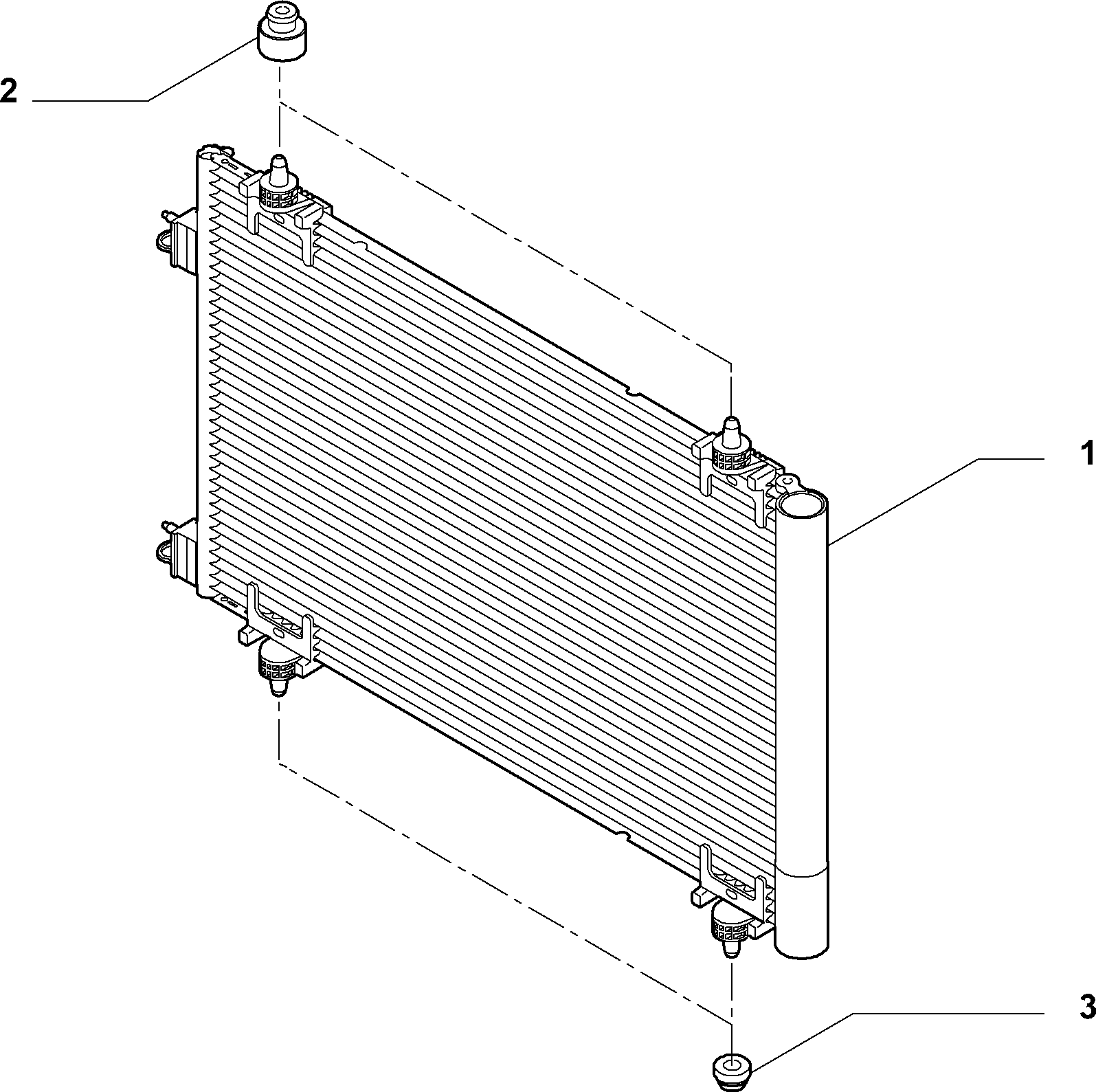 FIAT 1440143080 - Συμπυκνωτής, σύστ. κλιματισμού parts5.com