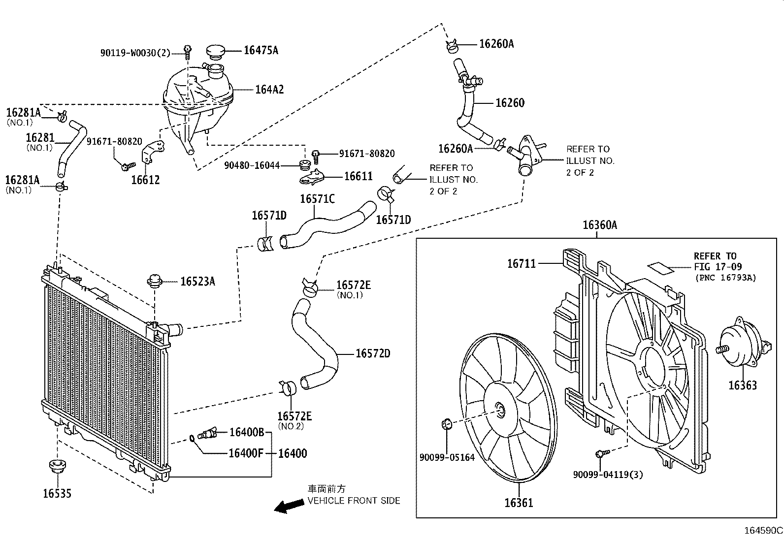 Subaru 16475-51010 - Bouchon, réservoir de liquide de refroidissement parts5.com