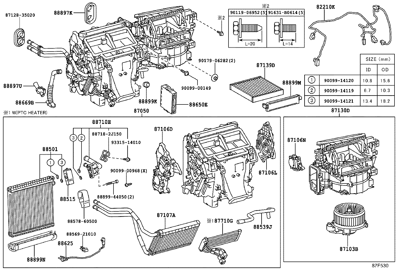 TOYOTA 87139-50100 - Филтър купе (поленов филтър) parts5.com