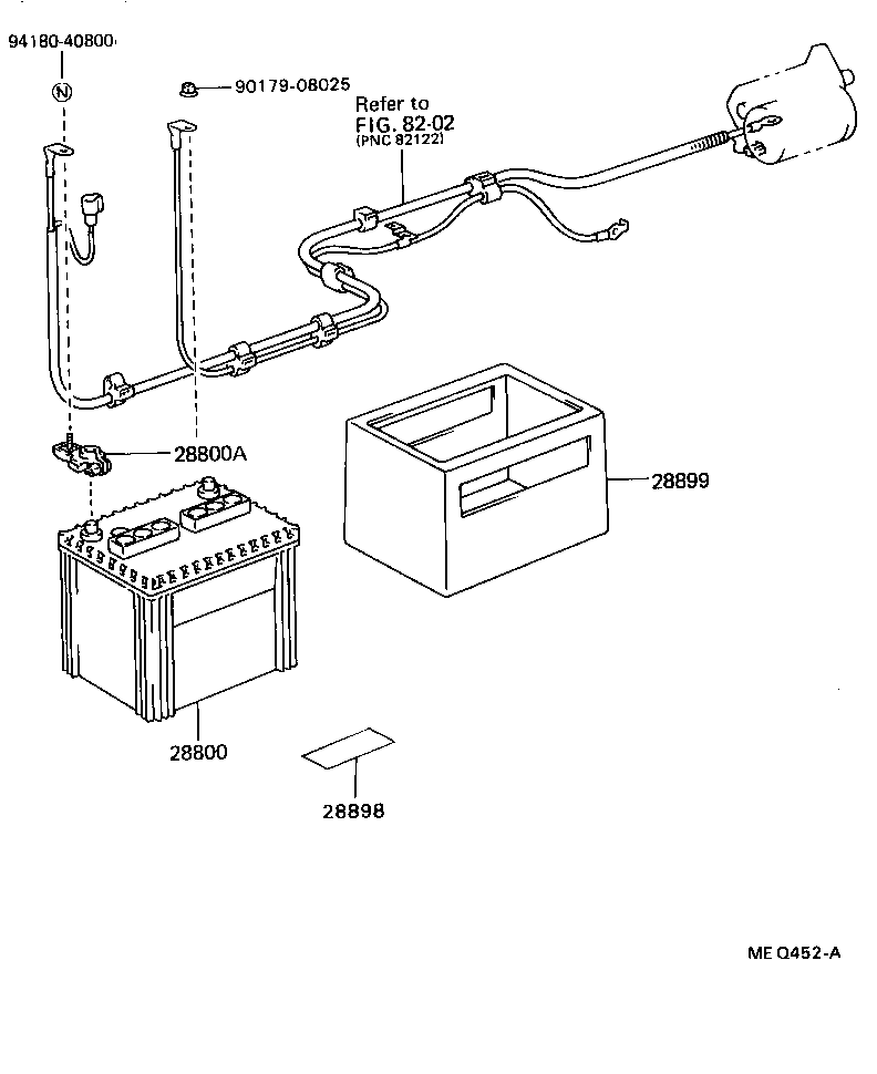 TOYOTA 28800 42030 - Starter Battery parts5.com