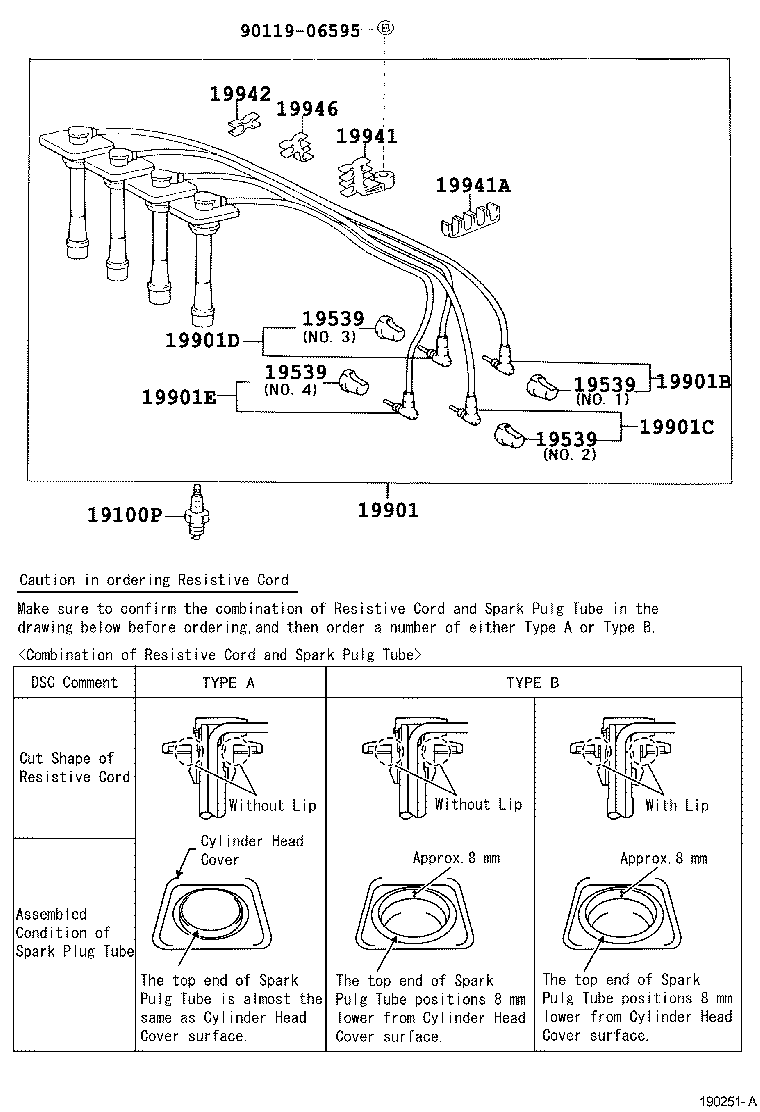 TOYOTA 90919-01176 - Zapaľovacia sviečka parts5.com