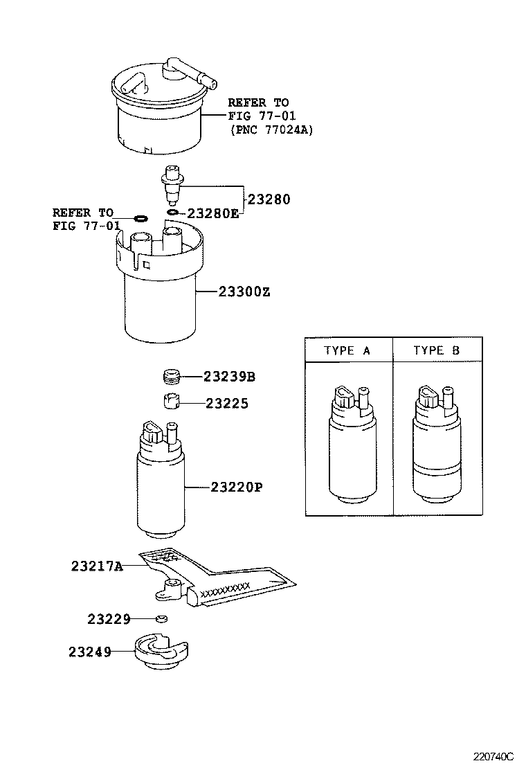 Hyundai 23221-23010 - PUMP ASSY, FUEL parts5.com