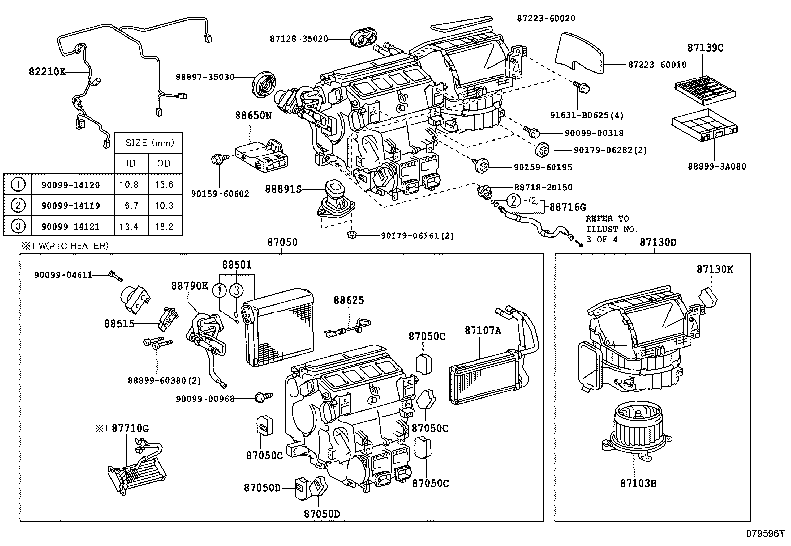 TOYOTA 90099-14119 - O-Ring Repair Set parts5.com