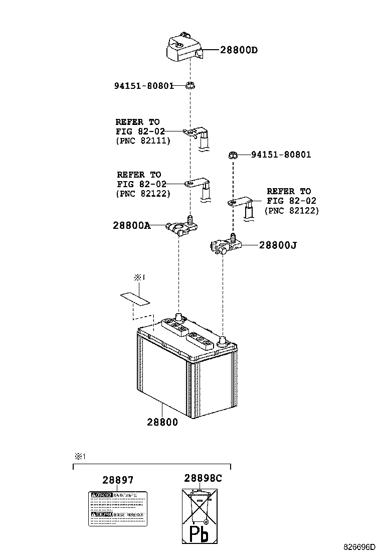 TOYOTA 2880064905 - Akumulator parts5.com