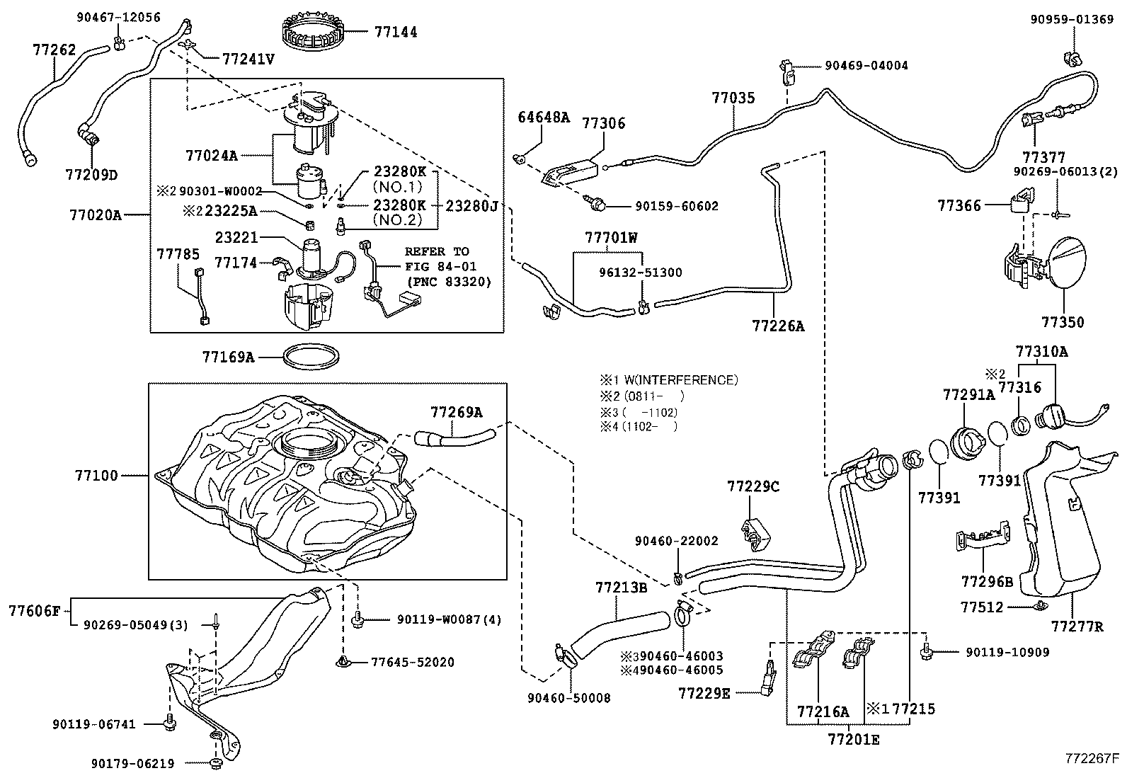 TOYOTA 23220-0Q031 - Горивна помпа parts5.com