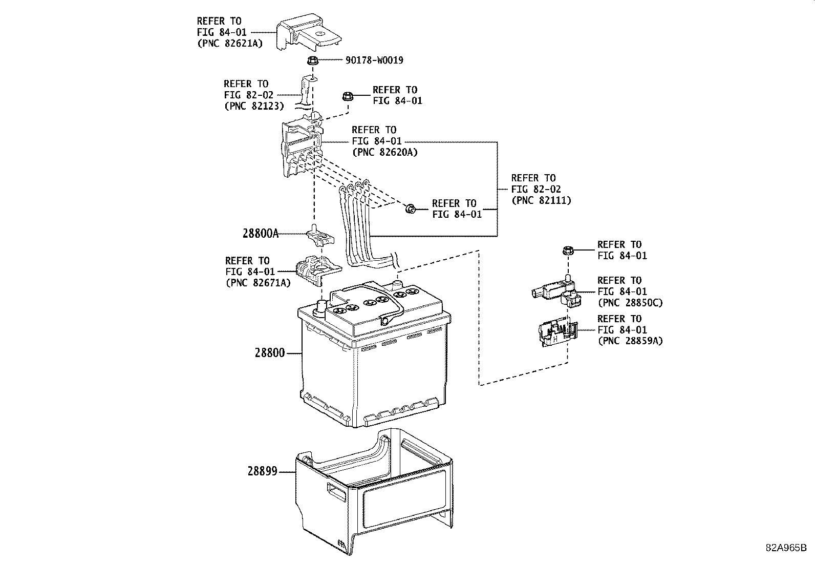 TOYOTA 288000T030 - Batterie de démarrage parts5.com