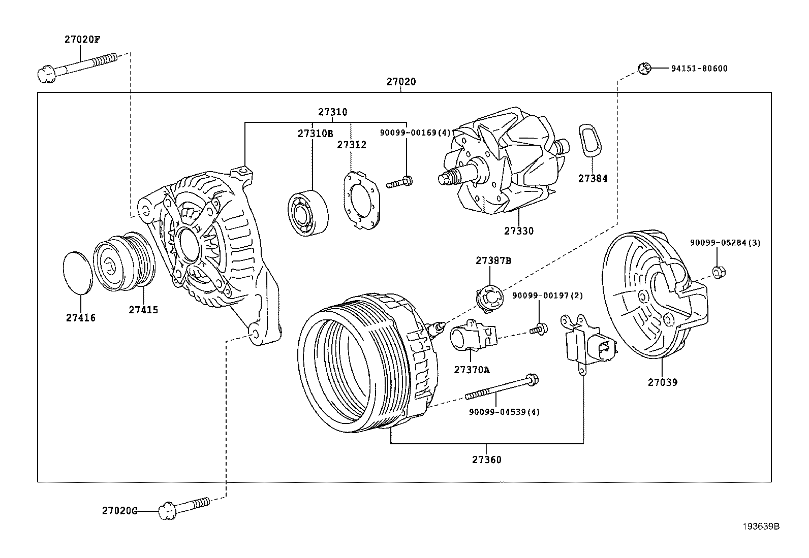 TOYOTA 27370-0P020 - Στήριγμα, βούρτσα-καρβουνάκια parts5.com