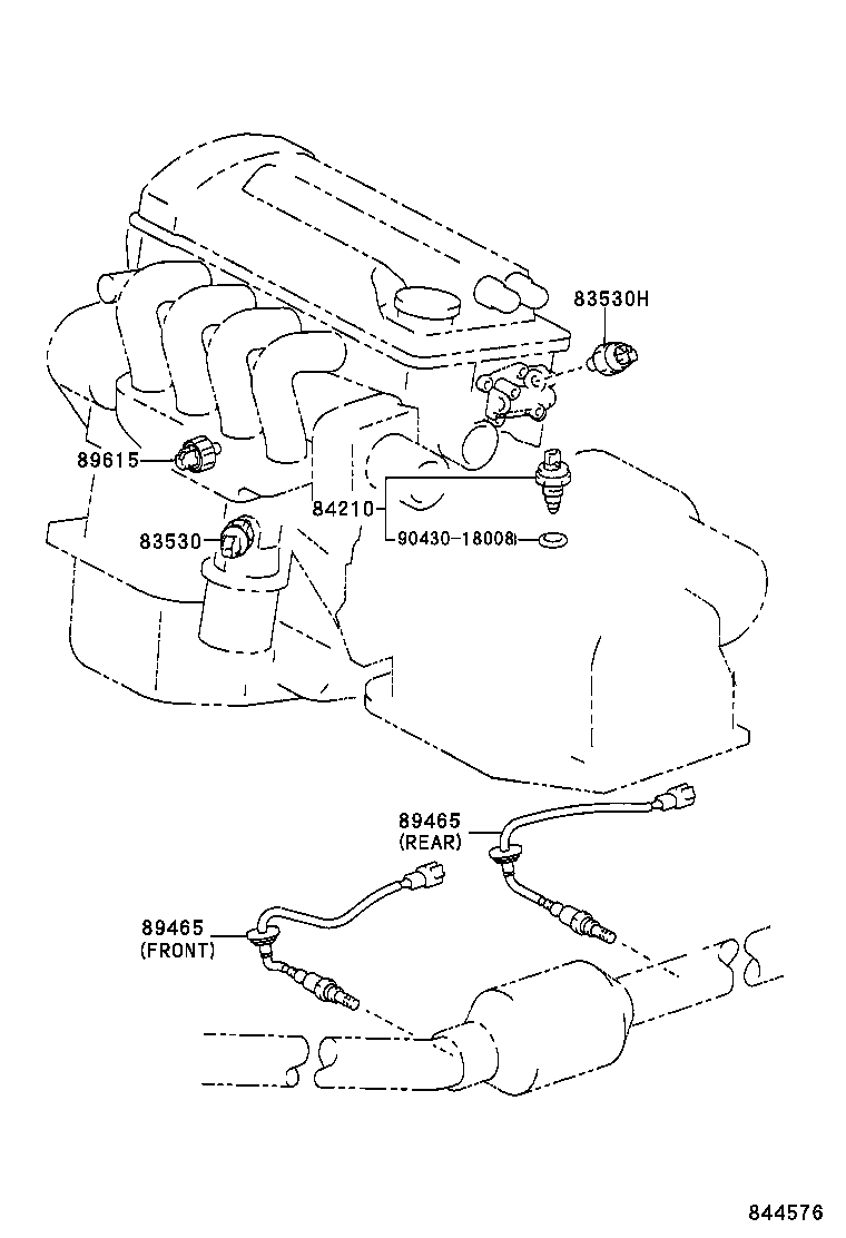 TOYOTA 89465 02090 - Sonda lambda parts5.com