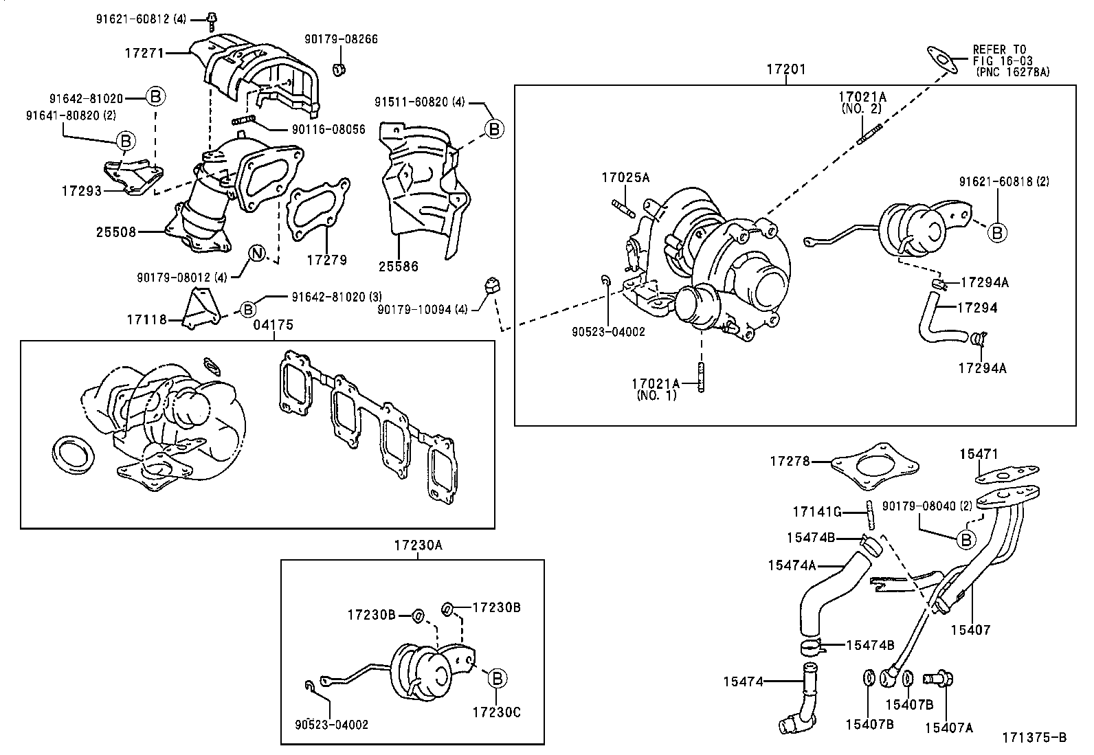 TOYOTA 9017908012 - Matica zberného potrubia výfuku parts5.com