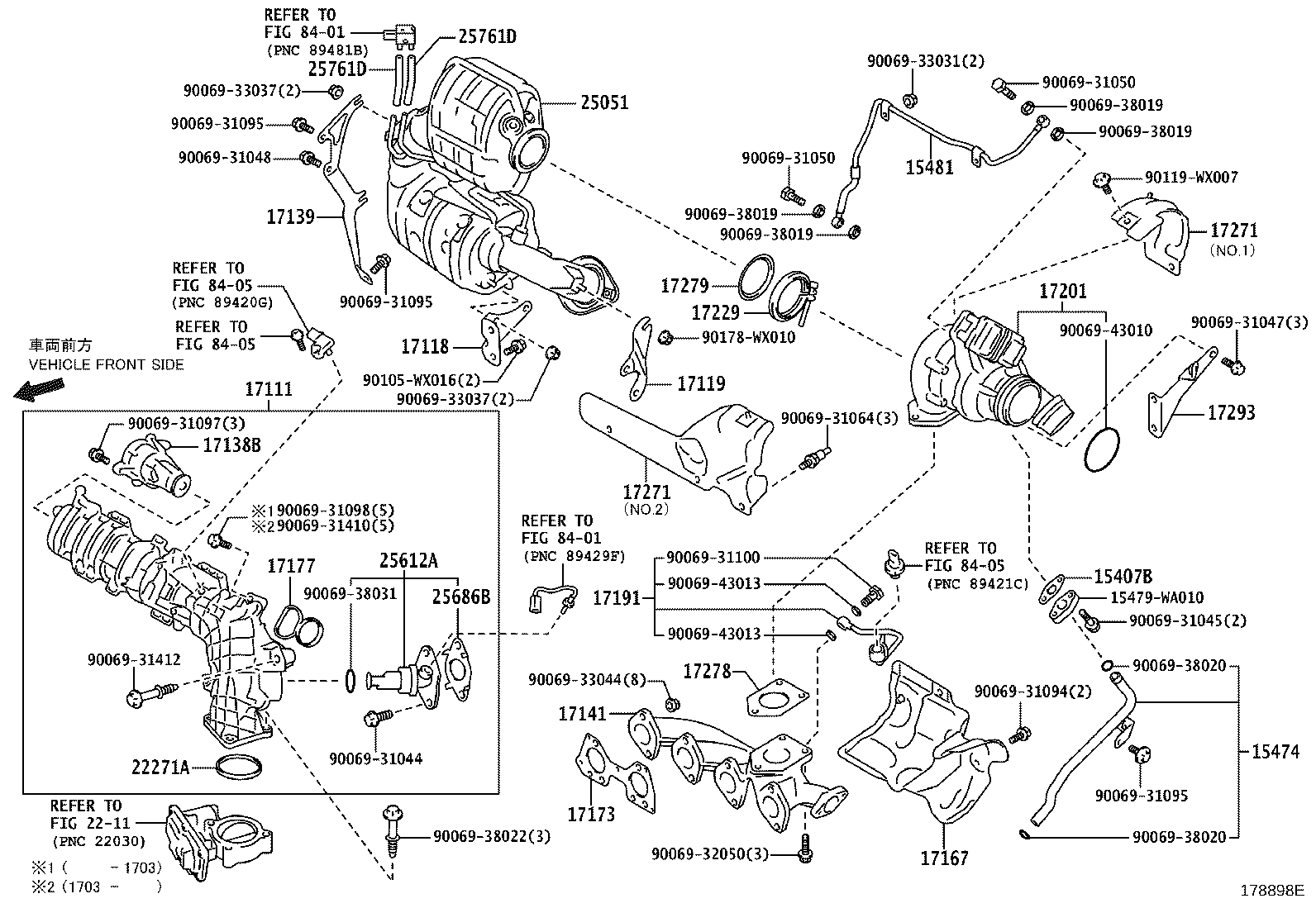 TOYOTA 17173-WA010 - Gasket, exhaust manifold parts5.com