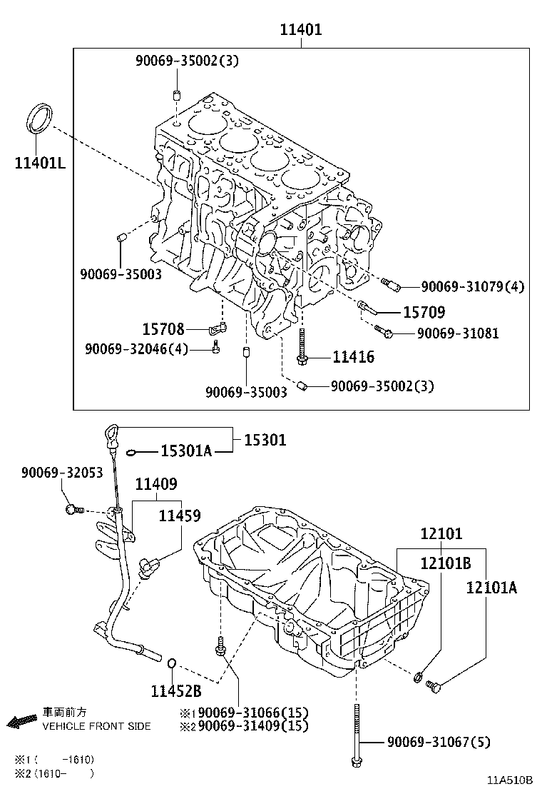 TOYOTA 90069-38023 - Simering, arbore cotit parts5.com