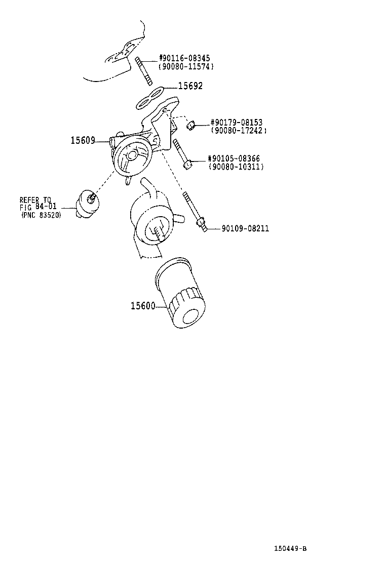 TOYOTA 9091520004 - Oljni filter parts5.com