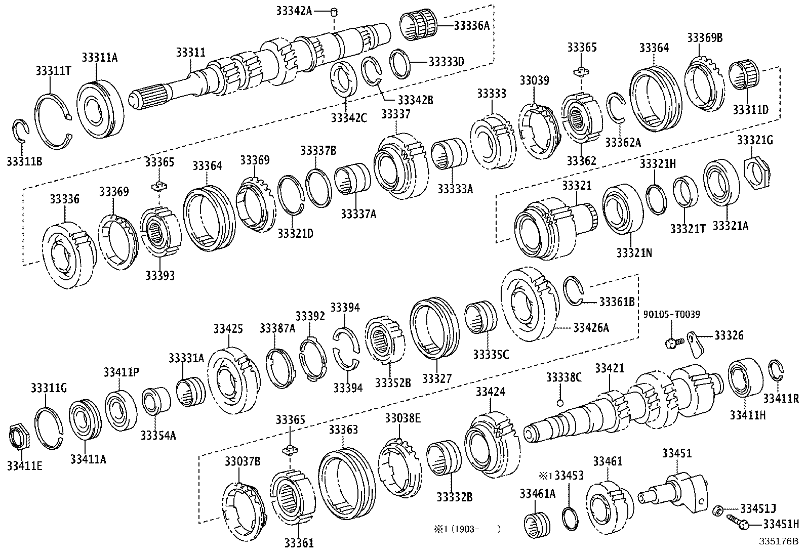 TOYOTA 90366-T0074 - Wheel Bearing parts5.com