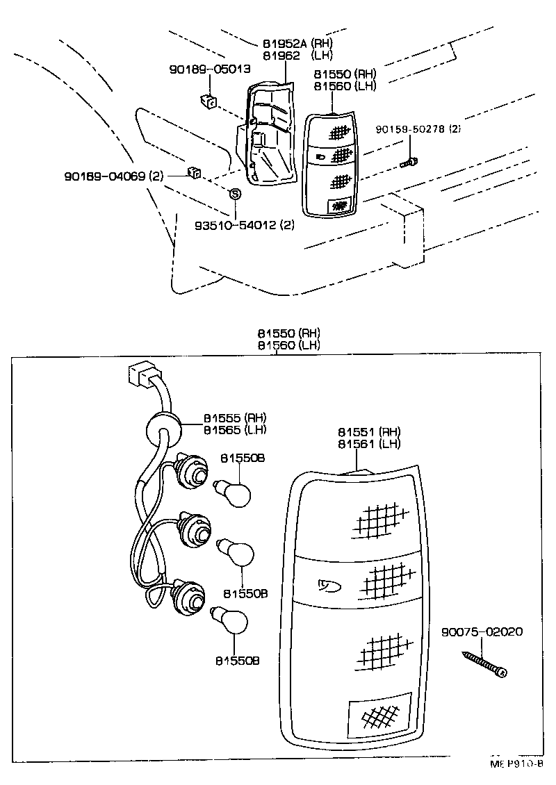 TOYOTA 9913211270 - Крушка с нагреваема жичка, задни светлини / за мъгла parts5.com