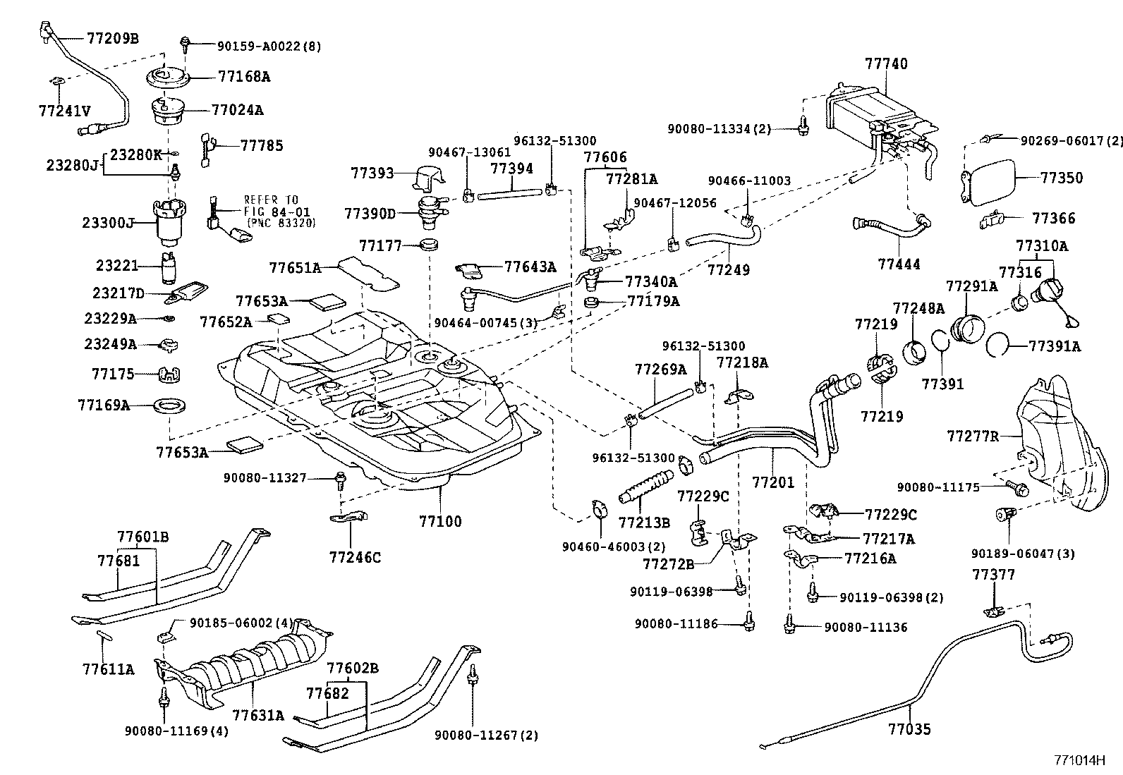 LEXUS 232210A030 - Горивна помпа parts5.com