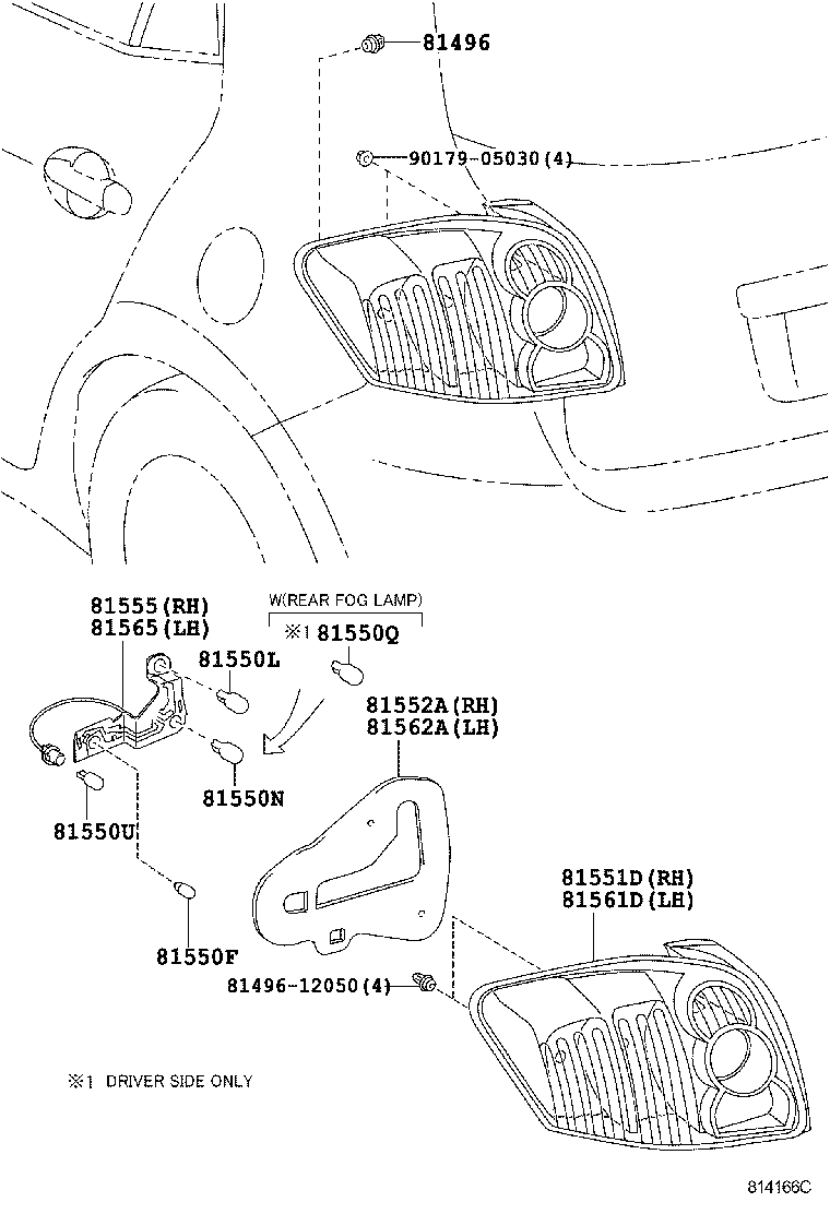 TOYOTA 99132-11050 - Izzó, műszerfal-világítás parts5.com