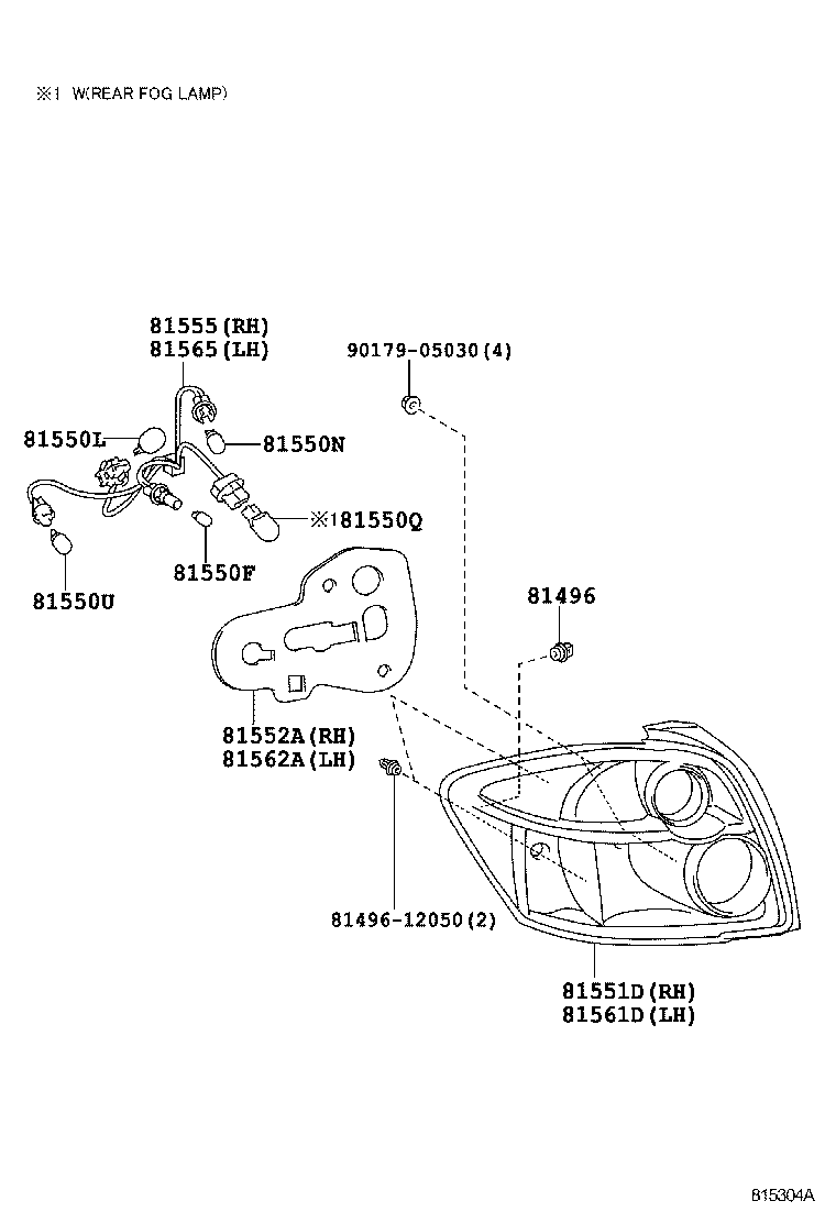 TOYOTA 90981-15021 - Λυχνία parts5.com