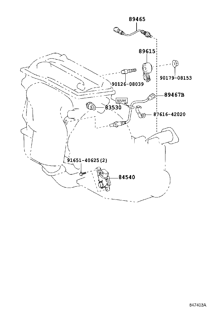 TOYOTA 89465-42170 - Sonda Lambda parts5.com