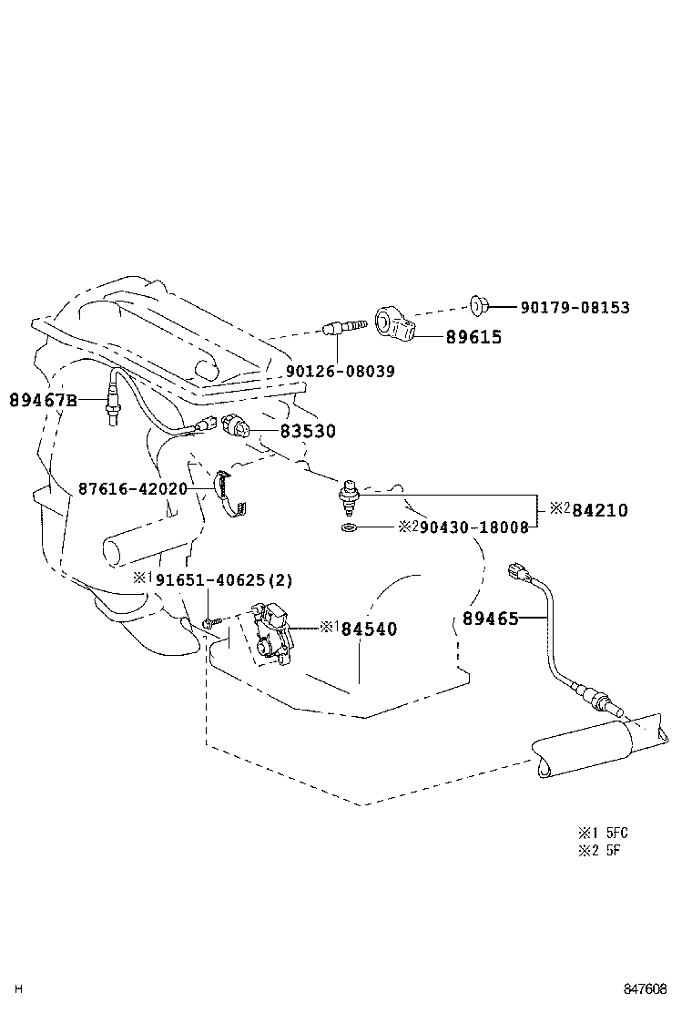 LEXUS 89465-33440 - Lambda andur parts5.com