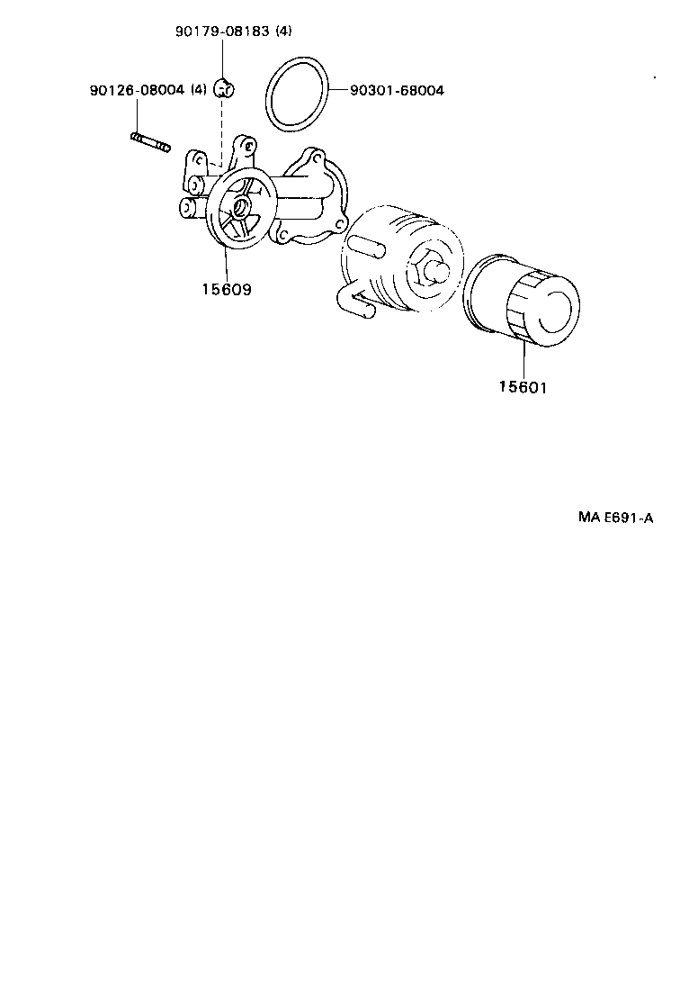 Berliet 90915-20001 - Olejový filtr parts5.com