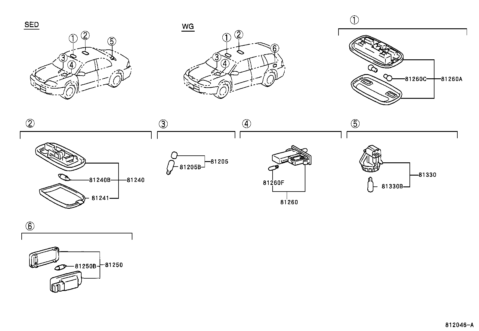 TOYOTA 90981-11016 - Bec, lumini bord parts5.com