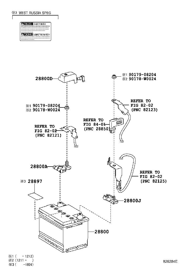 TOYOTA 28800-0T060 - Starter Battery parts5.com