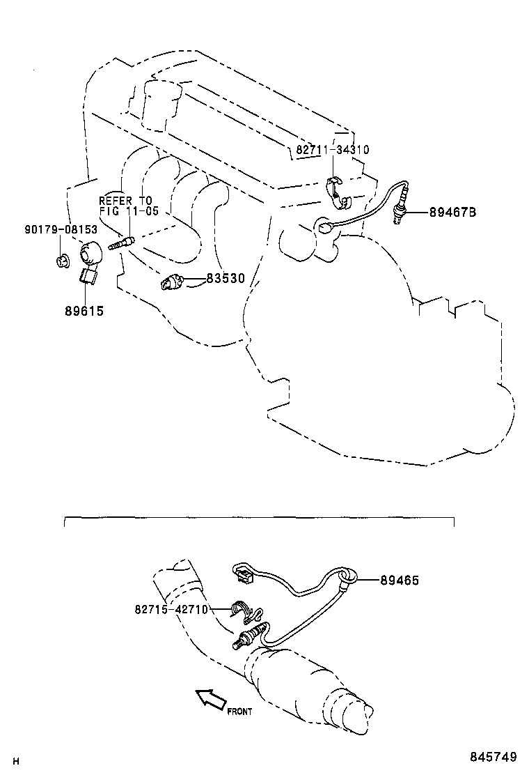 TOYOTA 89465 47070 - Lambda sonda parts5.com