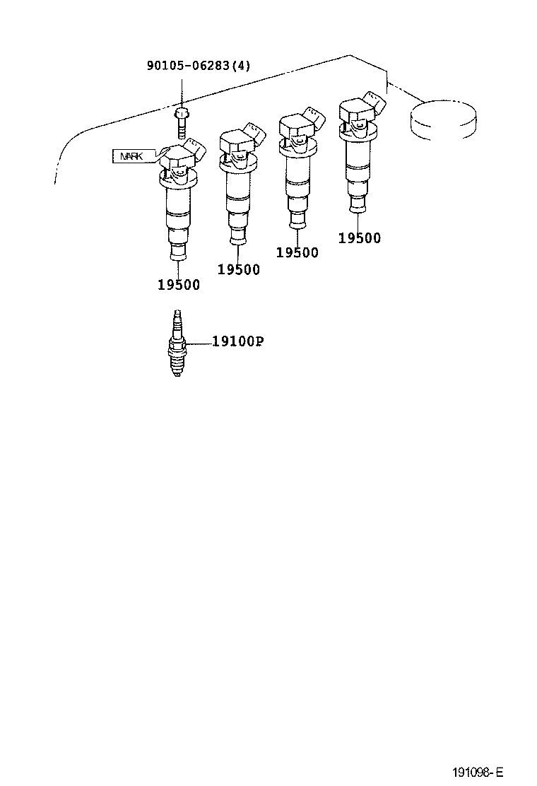 TOYOTA 90080-91194 - Sytytystulppa parts5.com