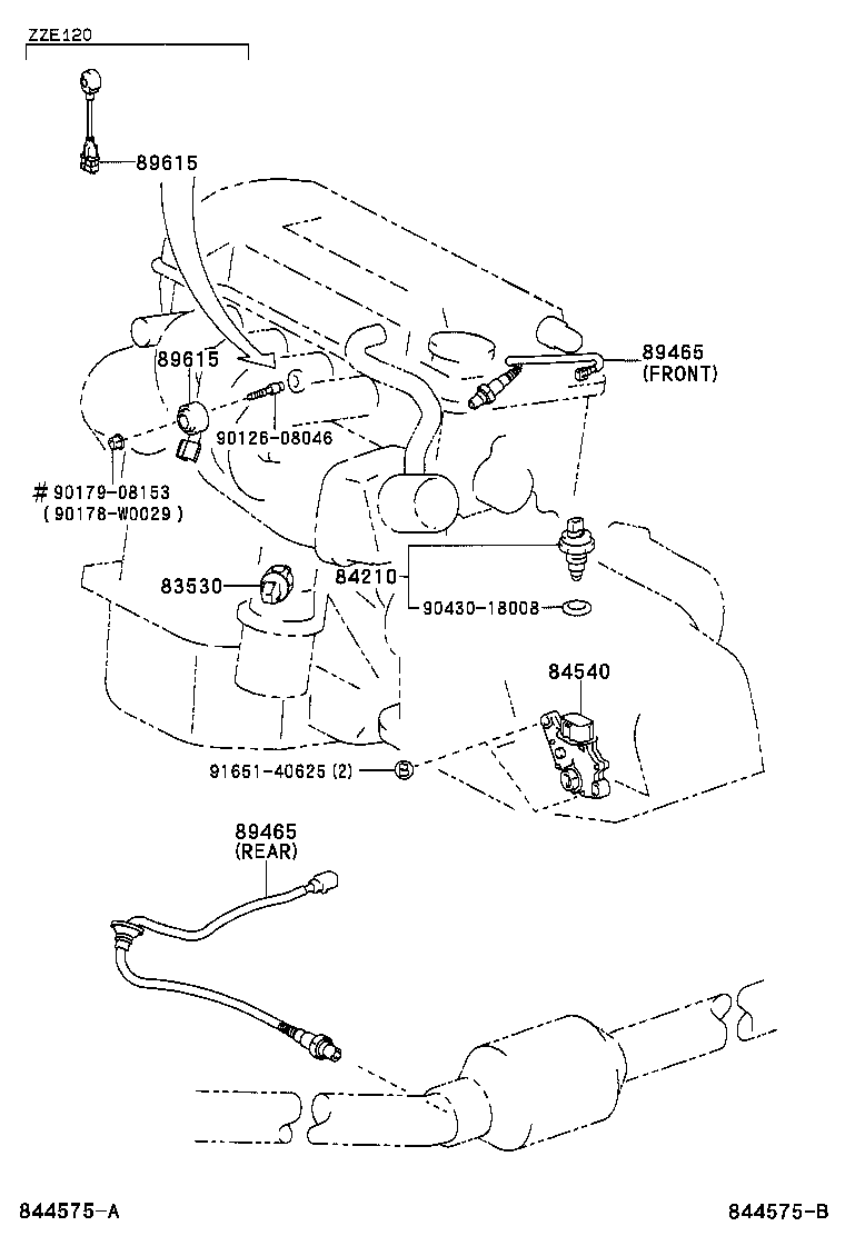 TOYOTA 89465-02080 - Lambda sonda parts5.com