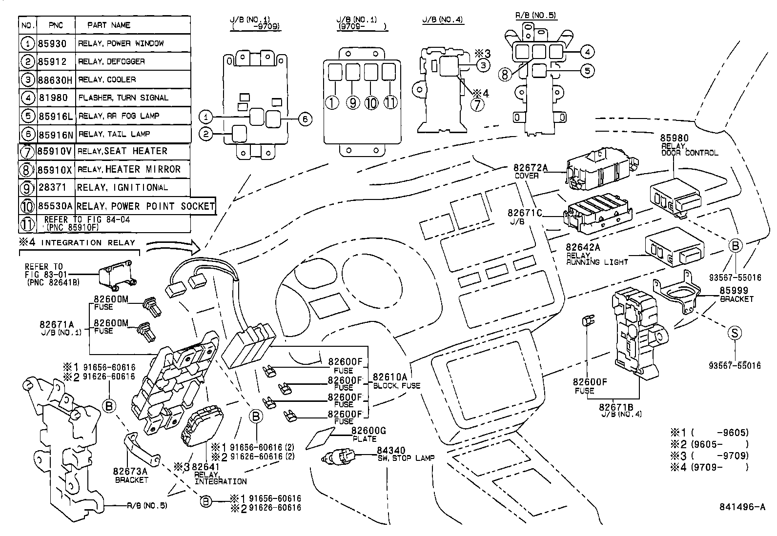 TOYOTA 8198012070 - Мигачи parts5.com