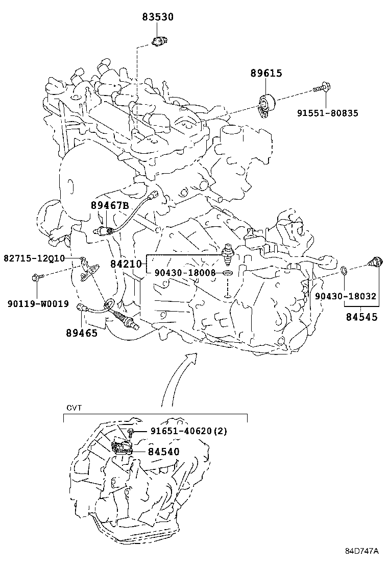 LEXUS 89465-12A50 - Sonda Lambda parts5.com