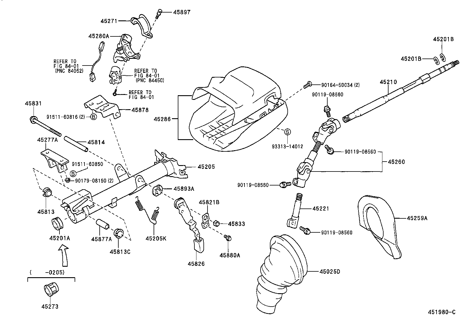 TOYOTA 91511-60816 - Surub, sistem de esapament parts5.com