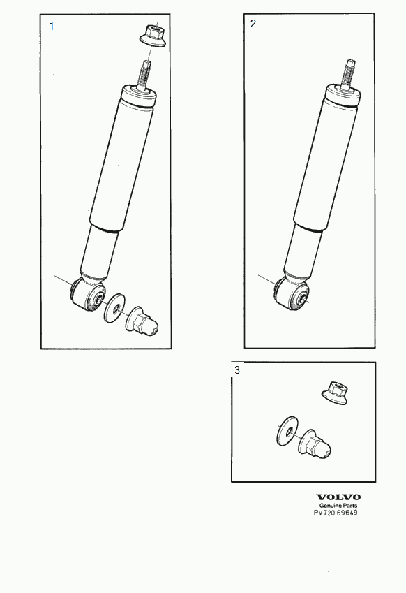 Volvo 271687 - Shock Absorber parts5.com