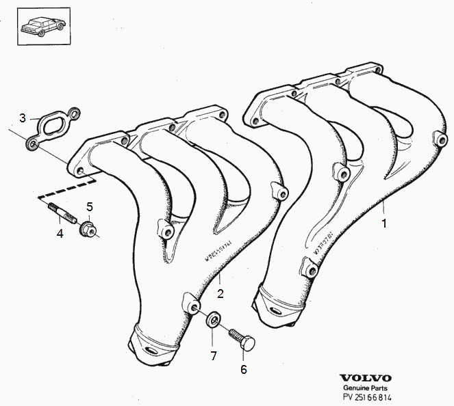 Volvo 271734 - Set placute frana,frana disc parts5.com