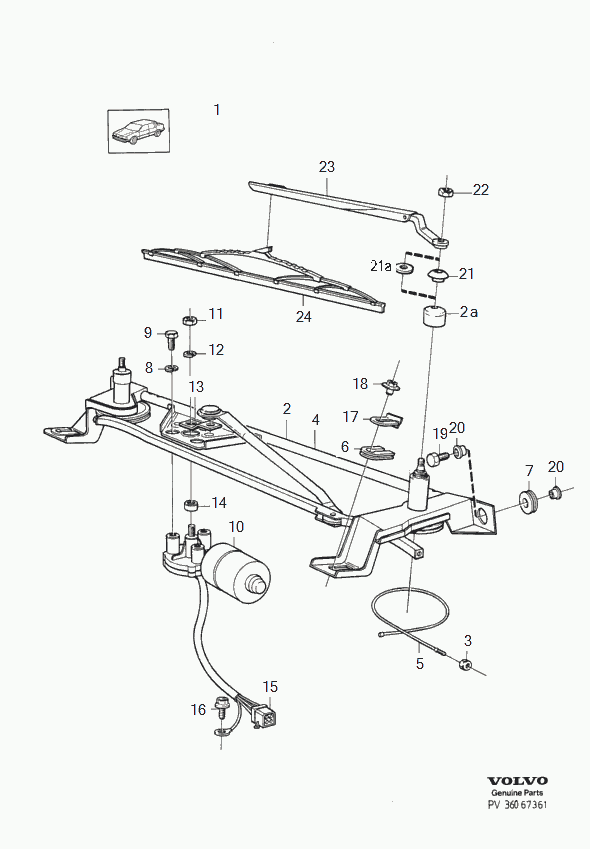 Volvo 1392219 - Перо на чистачка parts5.com